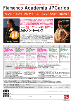 詳細pdfで開きます - ジェイ・ピー・カルロス