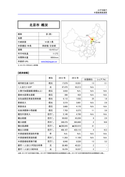 北京市概況（PDF/37KB）