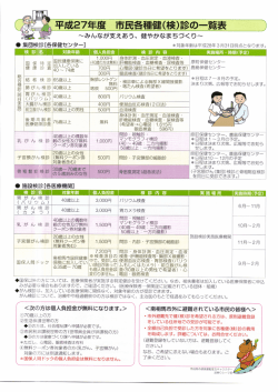 （検）診のお知らせ [2920KB pdfファイル]