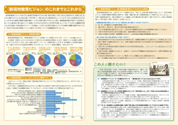 『新潟市教育ビジョン』のこれまでとこれから