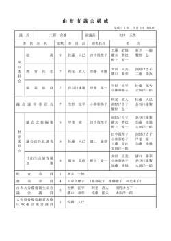 委員会構成等