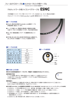 フィールドバスケーブル コントローラリンク用ケーブル FA