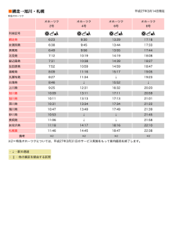 ・ レ"駅の通過 ・ ーー &hellip;他の線区を経由する区間