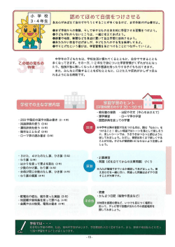 認めてほめて自信をつけさせる