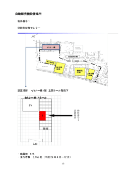 自動販売機設置場所