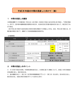 資料6 中間の見直し