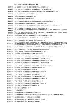 議案一覧 - 東かがわ市