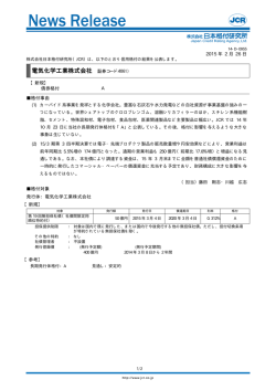 電気化学工業 - 日本格付研究所