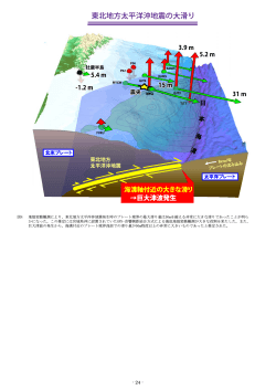 （図4）東北地方太平洋沖地震の大滑り （PDF:610KB）