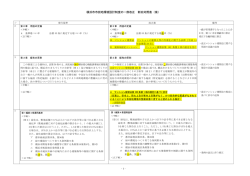 新旧対照表
