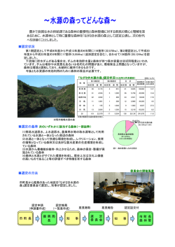 豊かで良質な水の供給源である森林の重要性と森林整備に対する県民の