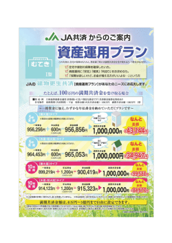 JA共済 資産運用プランについて