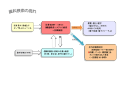 資料・情報検索の流れ