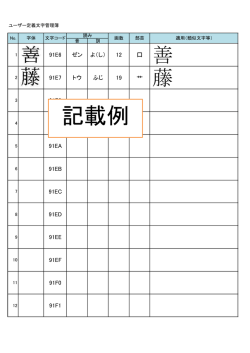 記載例