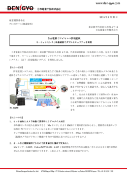 自立型ワイヤレス防犯監視システム