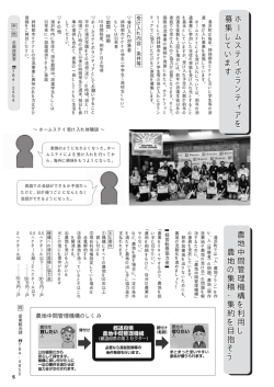 ホ ー ム ス テ イ ボ ラ ン テ ィ ア ホ ー ム ス テ イ ボ ラ ン テ ィ ア を 募 集