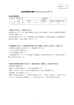 資料2-4 総合評価結果の概要（PDF：475KB）