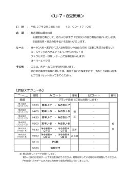 ＜U-7・8交流戦＞