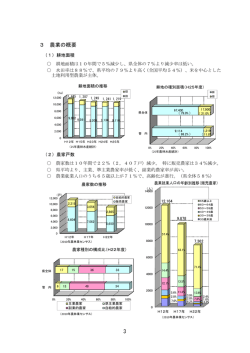 耕地面積 （2） 農家戸数 (3ページ) [PDFファイル／198KB]