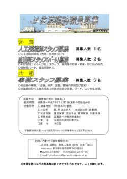 （印刷用PDF） 臨時職員募集