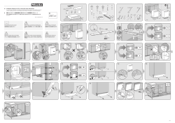 Installation diagrams for 60 cm wide built-under dishwashers ja