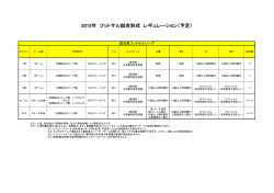 新規加入の案内はこちら - 愛知県フットサル情報