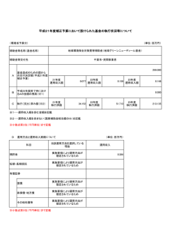千葉市地域グリーンニューディール基金 執行状況等について（PDF：75KB）