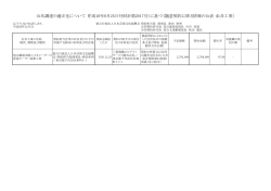 公共調達の適正化について（平成18年8月25日付財計第2017号）に