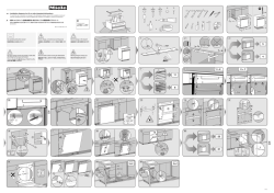 Installation diagrams for 45 cm wide integrated dishwashers ja