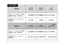 入札結果（PDF形式：23KB）
