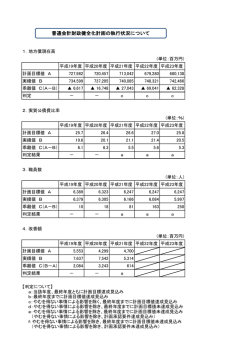 財政健全化計画の執行状況について（PDF：87KB）