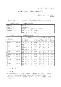 原子力艦「パサデナ」入港前の放射能調査結果（PDF：74KB