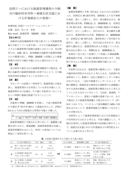 訪問リハにおける服薬管理獲得の予測 式の臨床的有用性