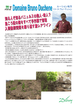 Domaine Bruno Duchene Domaine Bruno Duchene ルーション地方