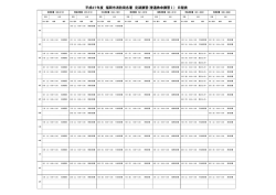 H27各署講習日程