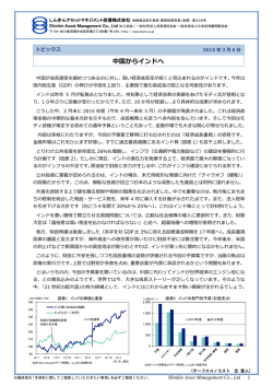 中国からインドへ - しんきんアセットマネジメント投信