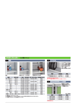 棚板 連結金具兼用雨とい（中間部） タイヤ止め
