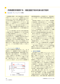 共鳴過程を制御する：極低温量子気体を操る原子衝突