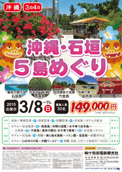 沖 縄 3泊4日 - 十和田電鉄観光社