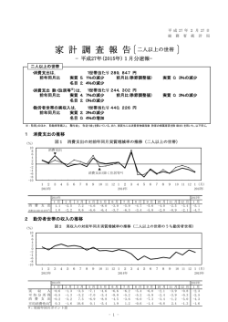 家 計 調 査 報 告