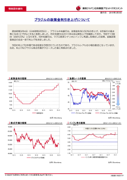 ブラジルの政策金利引き上げについて - 損保ジャパン日本興亜アセット