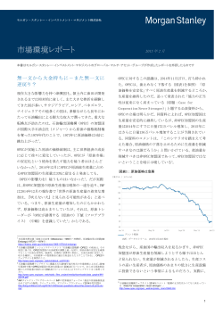 市場環境レポート 2015年2月