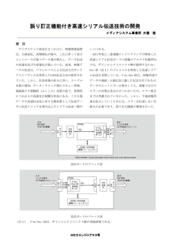 誤り訂正機能付き高速シリアル伝送技術の開発
