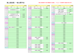 陸上競技場の一般公開