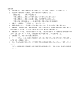 記載要領 1 貸借対照表は、財産の状態を正確に判断することができる