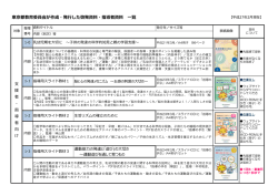 「東京都教育委員会が作成・発行した啓発資料・指導者資料」一覧（PDF