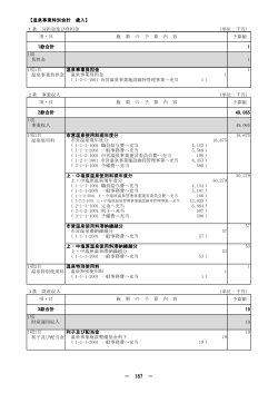 温泉事業特別会計予算執行計画書（Adobe PDFファイル 271.4KB）