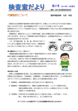 内臓脂肪について