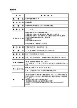 詳細情報 (PDF 111KB)