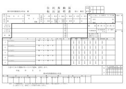 住民異動届 - 産山村ホームページ